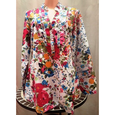 Blúzka kvetinová potlač