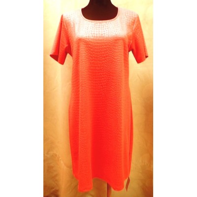 Šaty Hela lososovo červené